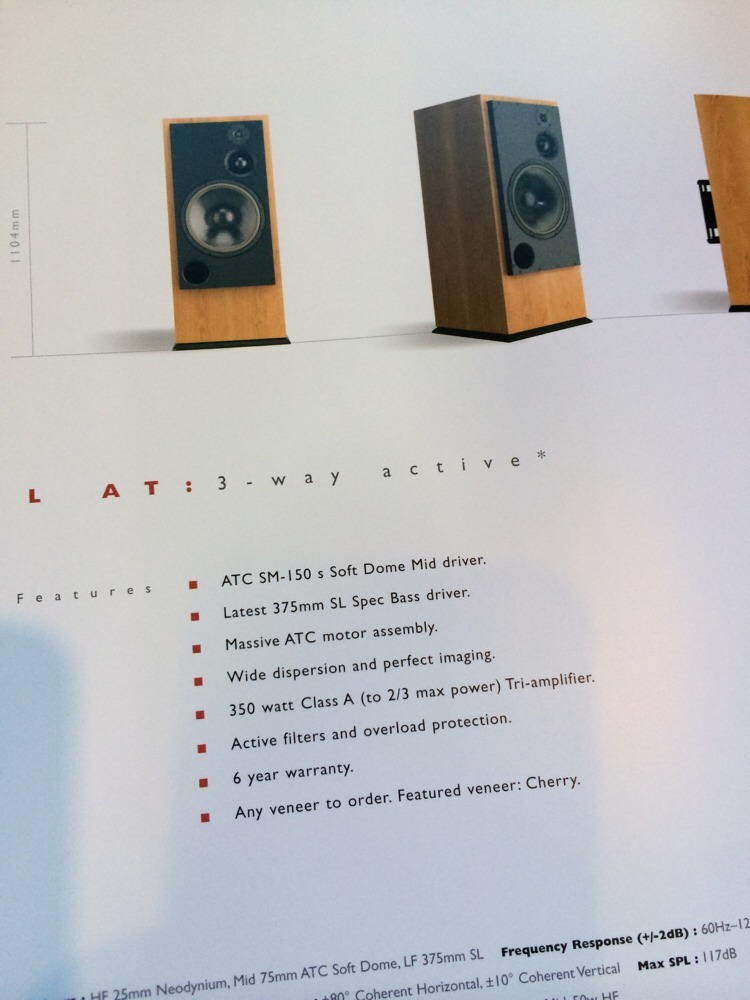 Acoustic Engineers Tower Series Speaker Brochure