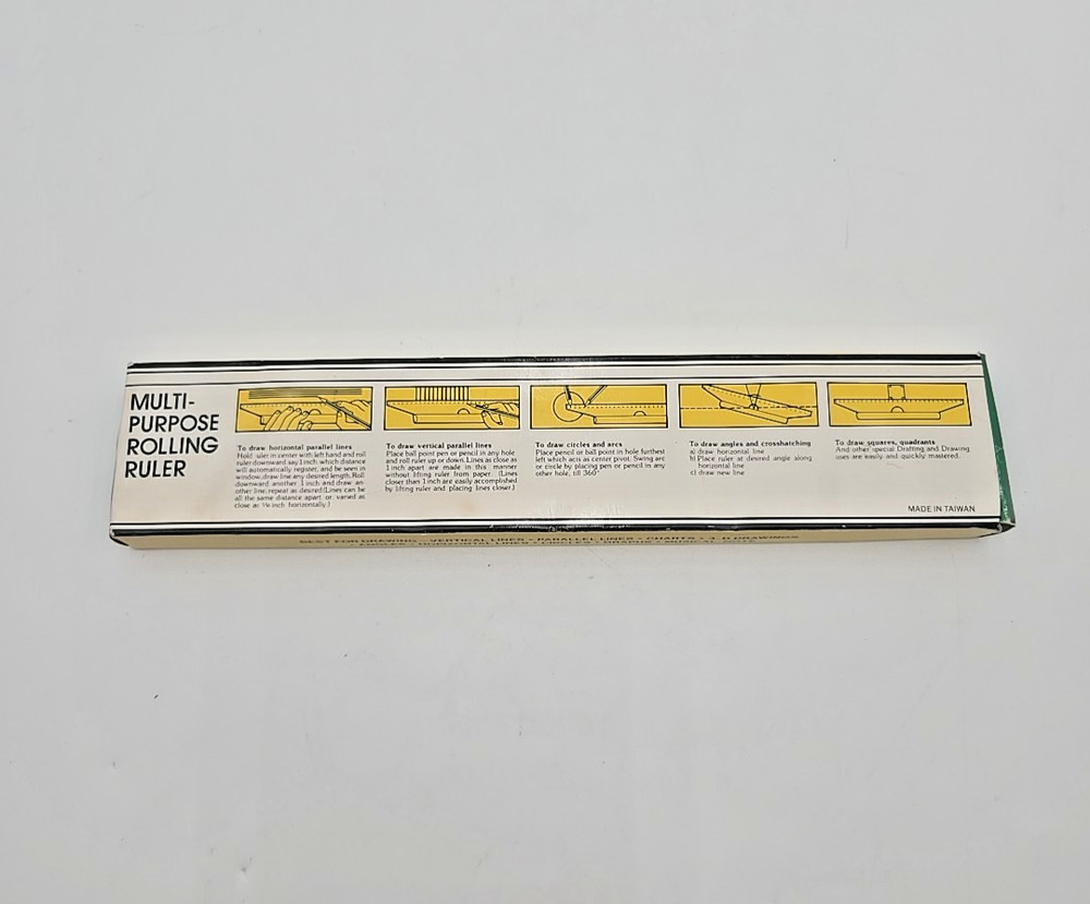 Multi-Purpose Clear Rolling Ruler
