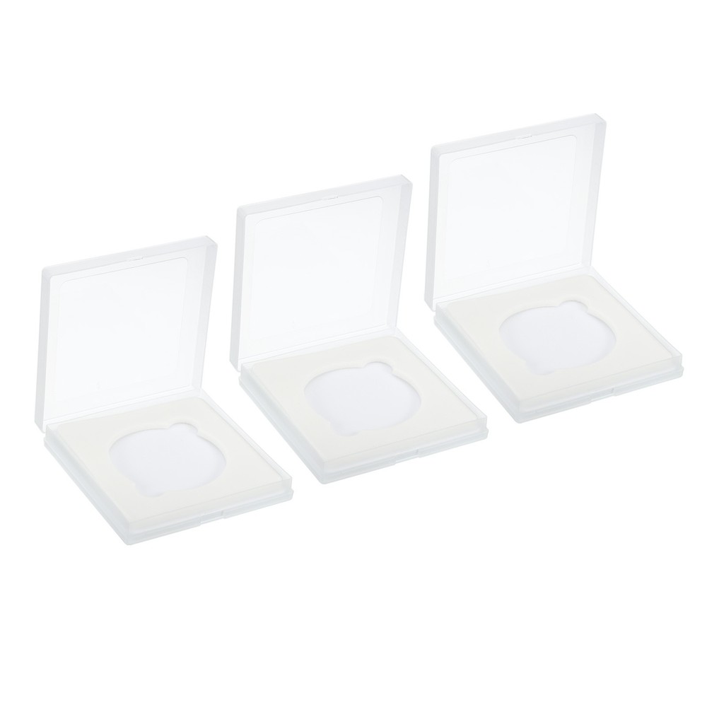 67mm Lens Filter Case,3pcs Camera Filter Case Portable Lens Filter Box Plastic