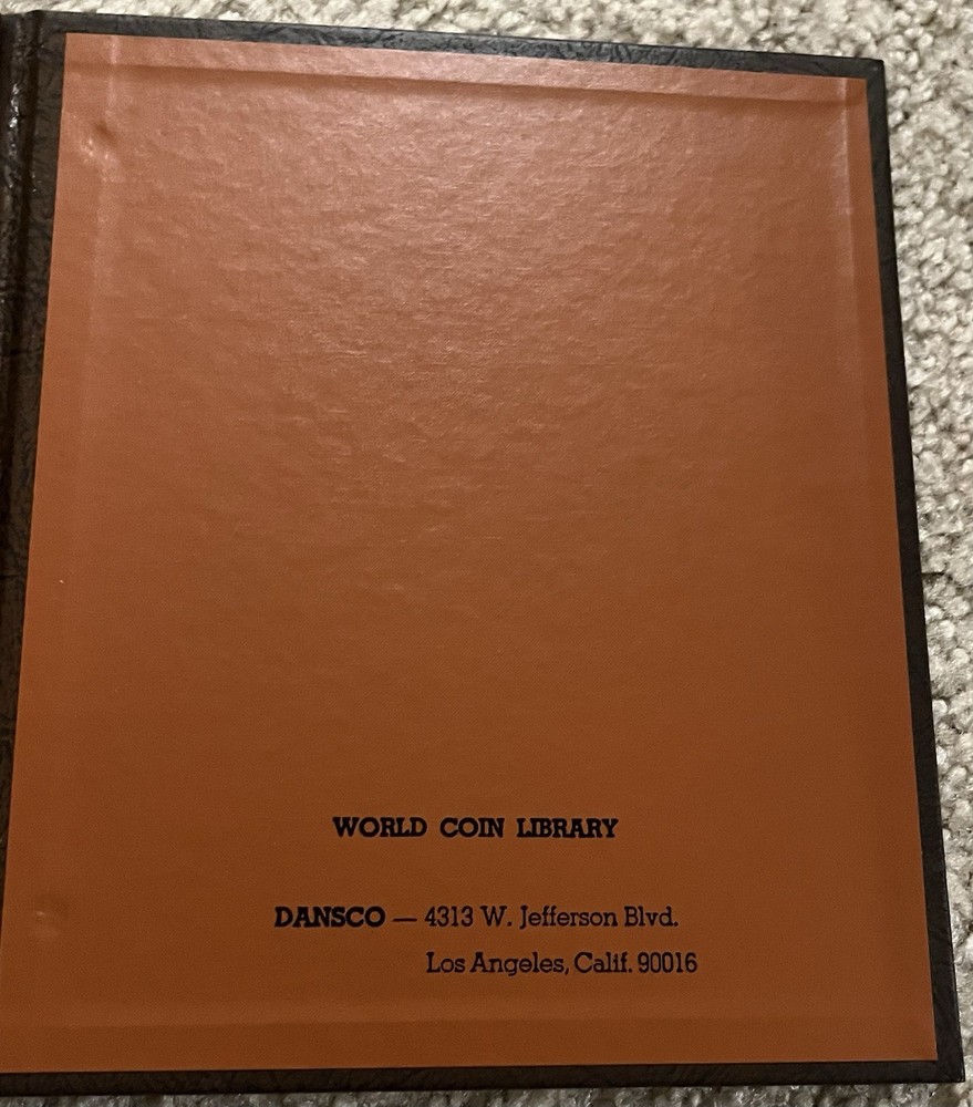 DANSCO COIN ALBUM BLANK BINDER 5/8 INCH