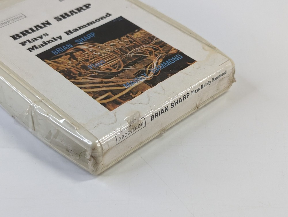 Brian Sharp Plays Mainly Hammond 8 Track Cartridge 1970's Unopened
