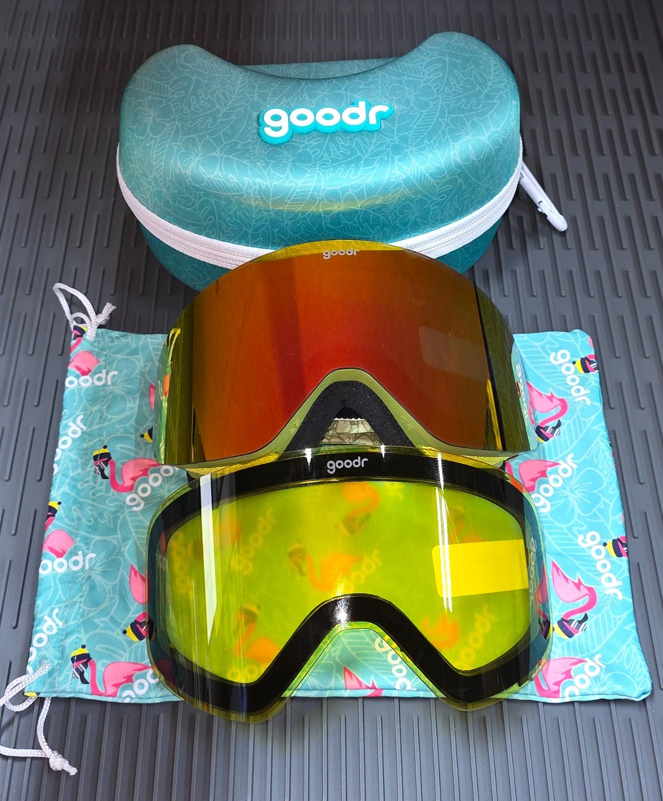 Goodr Ski Goggles Here For The Hot Toddies Snow G G00541-SG-OR1-RF