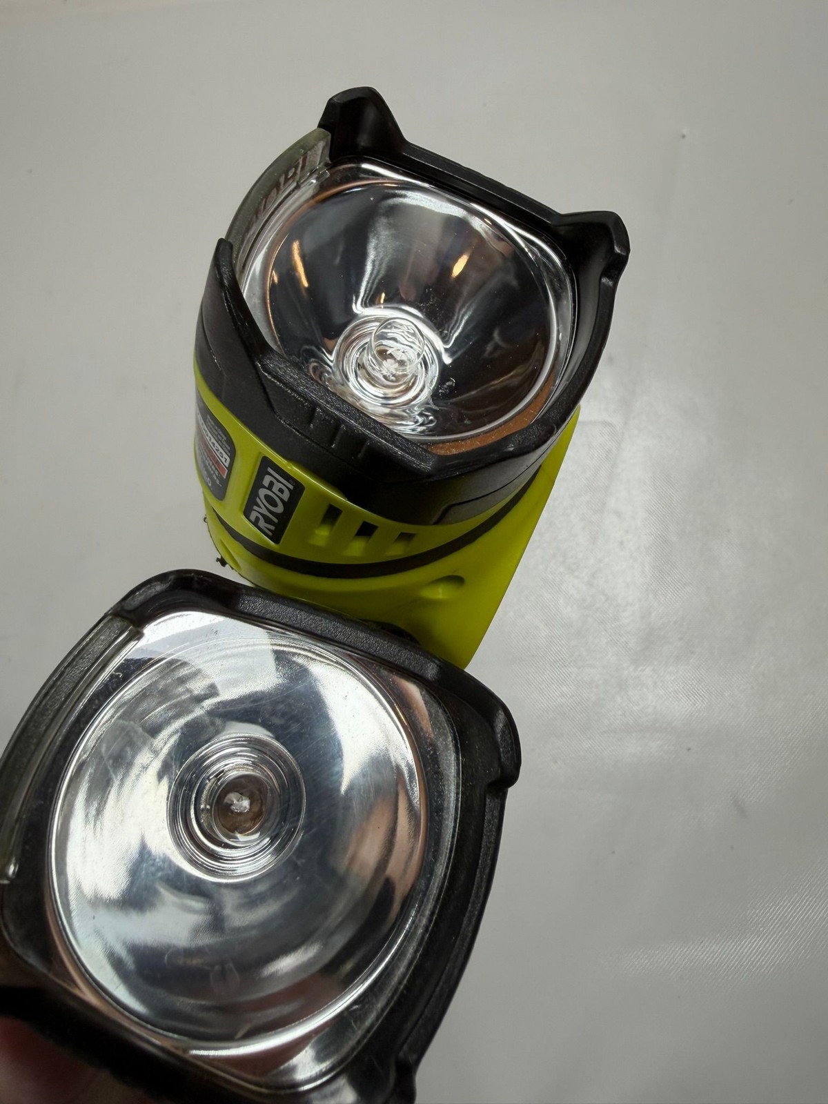 Ryobi P704 ONE+ 18V Cordless Flashlight Work Light Lot of 2 Tool Only