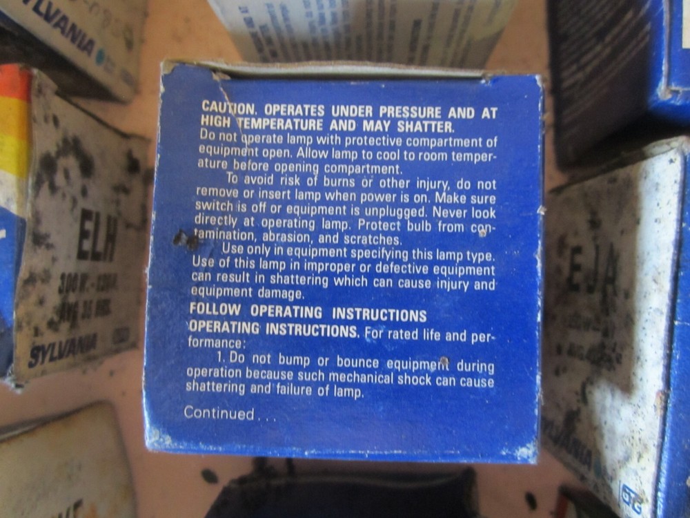 30pc Sylvania Tungsten Halogen Projector Lamps (MIX)