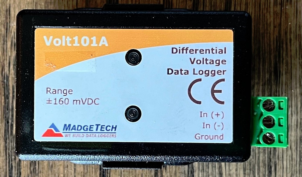 Madgetech Volt101A 160mV Data Logger