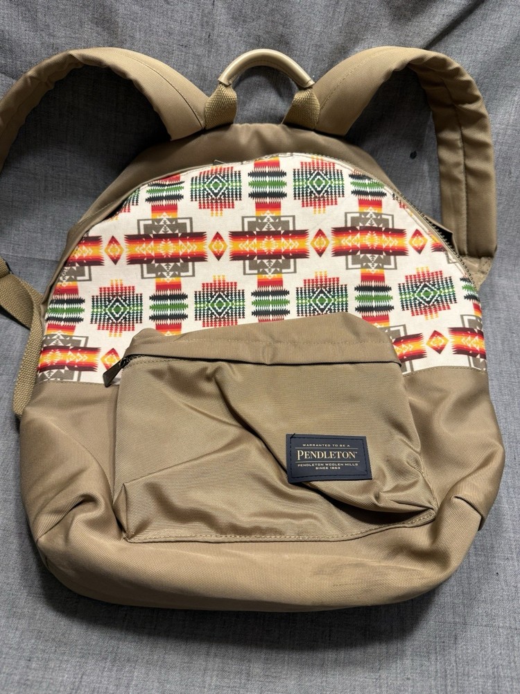Pendleton Canopy Canvas Backpack Chief Joseph EUC