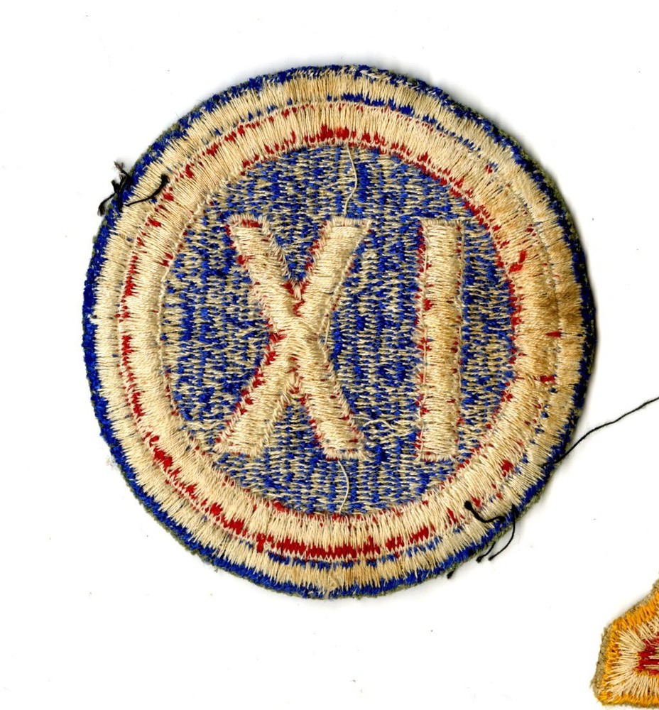 IX Corps White Back Patch WWII Vintage Pacific Theater
