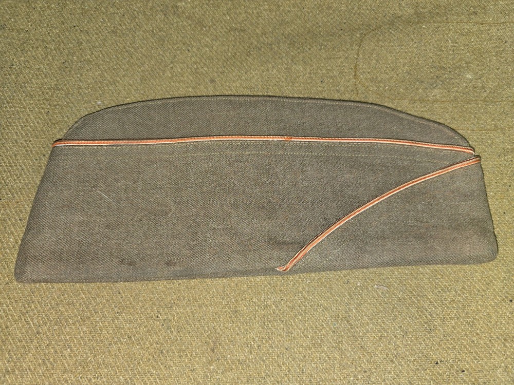 WWII US Army Wool Ordnance Garrison Cap Dated 1942