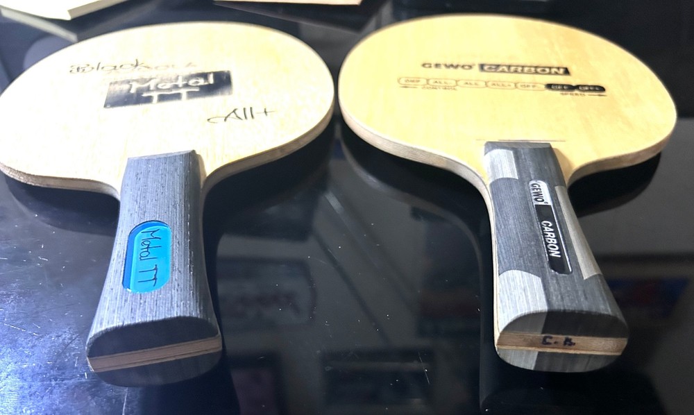 2 carbon table tennis blades