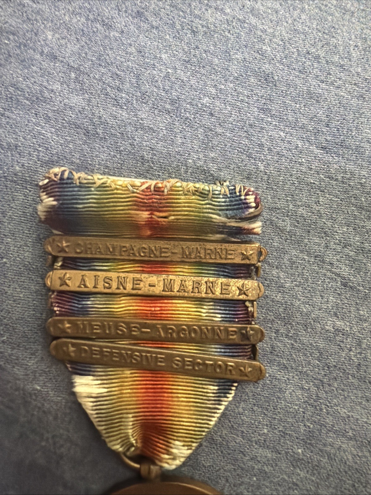 World War I Victory Medal 4 Bars