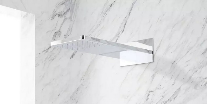 SIGNATURE HARDWARE HOLLYN RAINFALL SHOWER HEAD CHROME