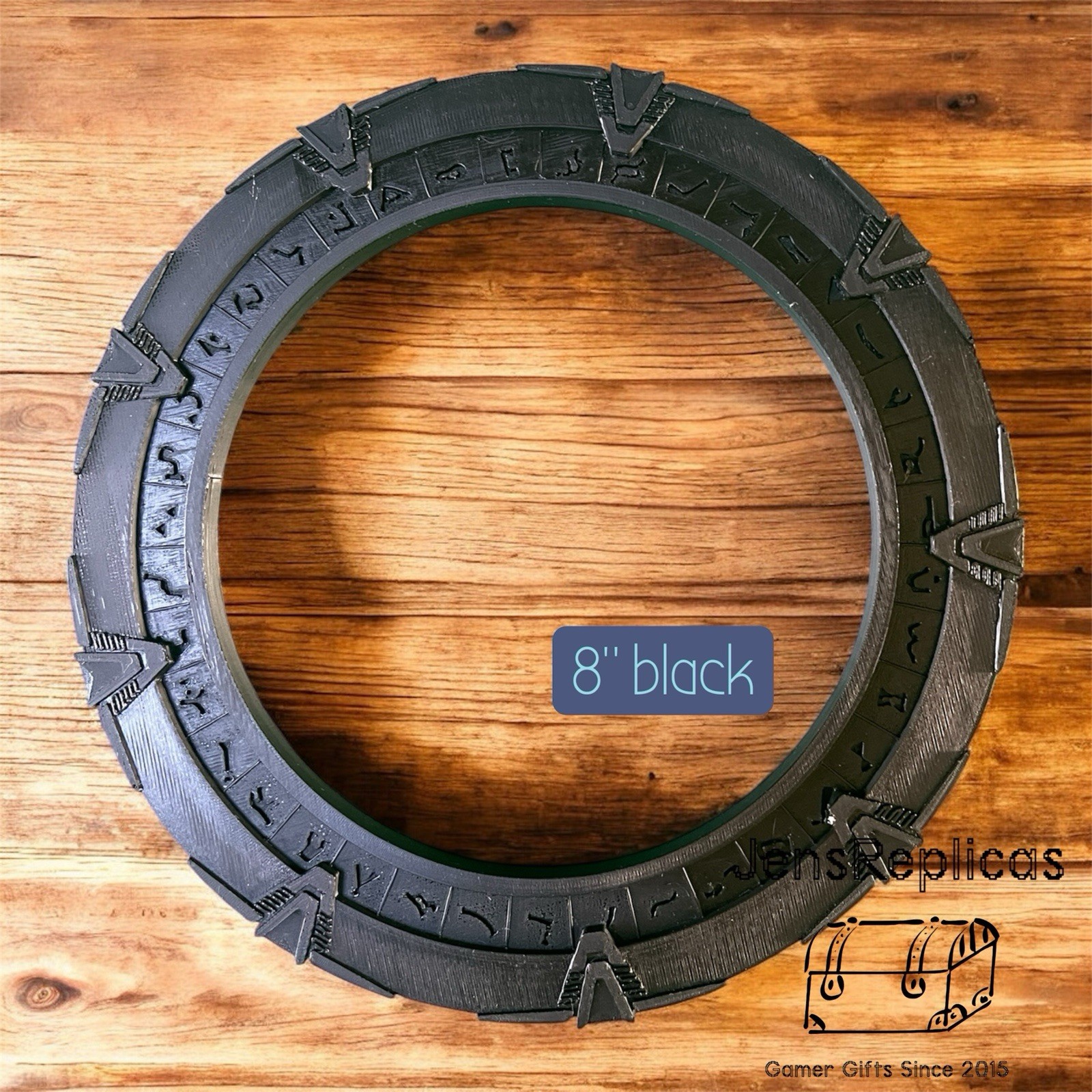 Stargate SG1 Gate 8” Sculpture Collector Replica, Black