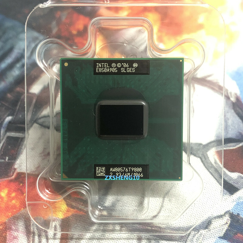 Intel Core 2 Duo T9800 CPU Dual-Core 2.93GHz 6M 1066 Socket P SLGES Processor