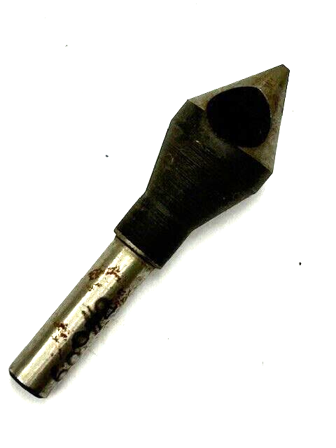 #2 HSS Zero Flute Countersink and Deburring Tool 60 DEGREE 3/16-17/32 Dia Range