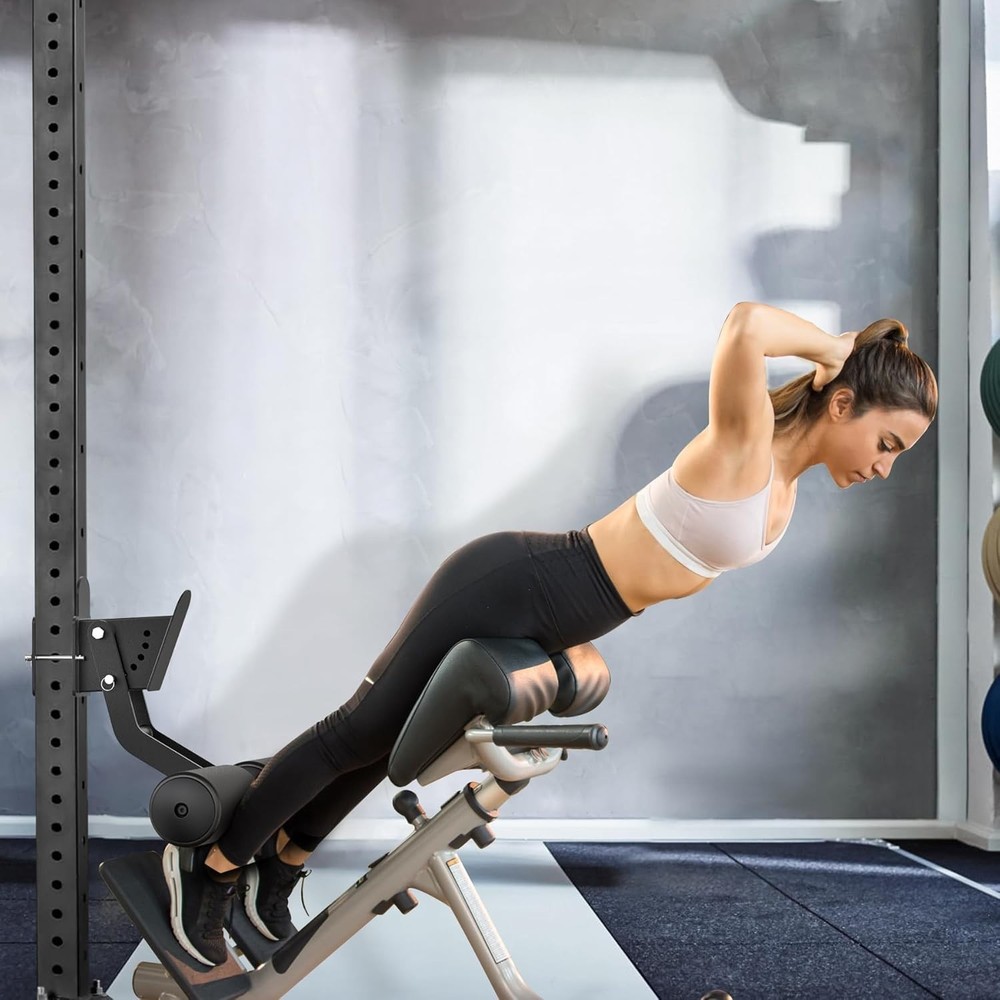 Power Rack Leg Extension Attachment - Leather Surface=