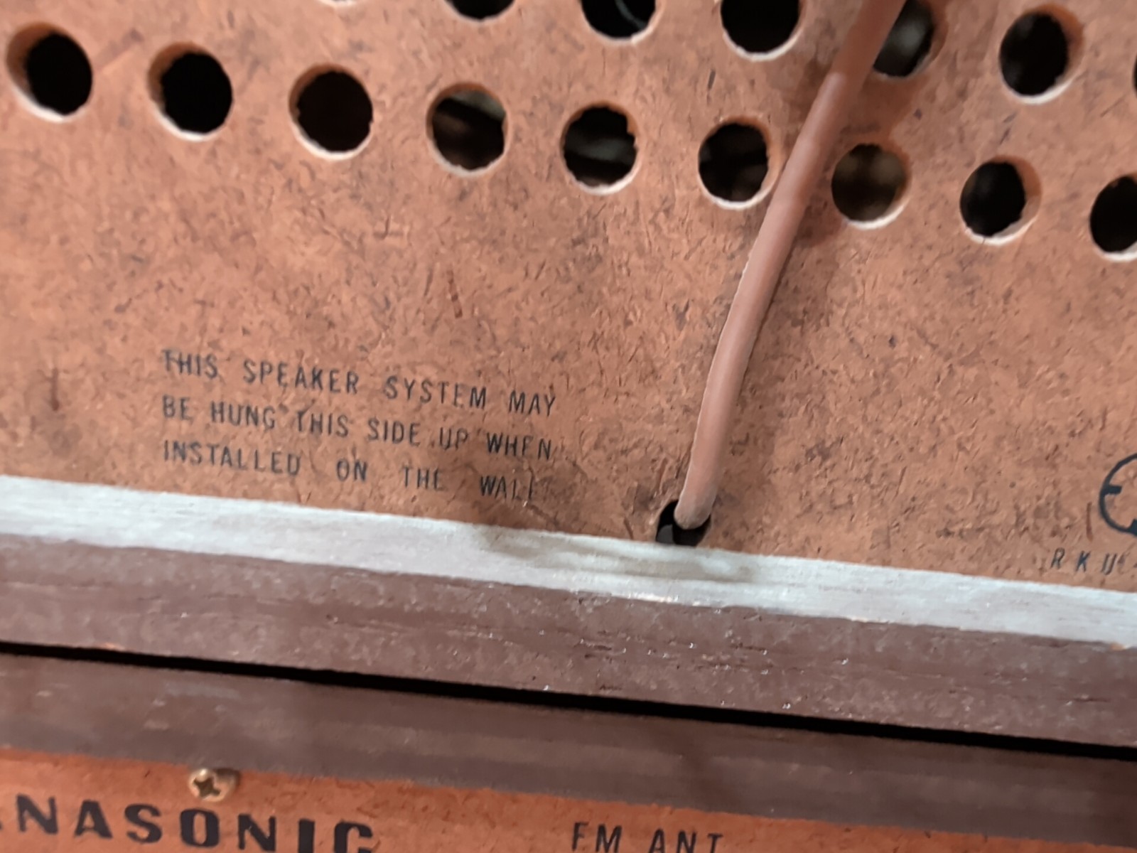 Near Mint Panasonic RE-7670 Stereo Receiver With Original Panasonic Speakers Set