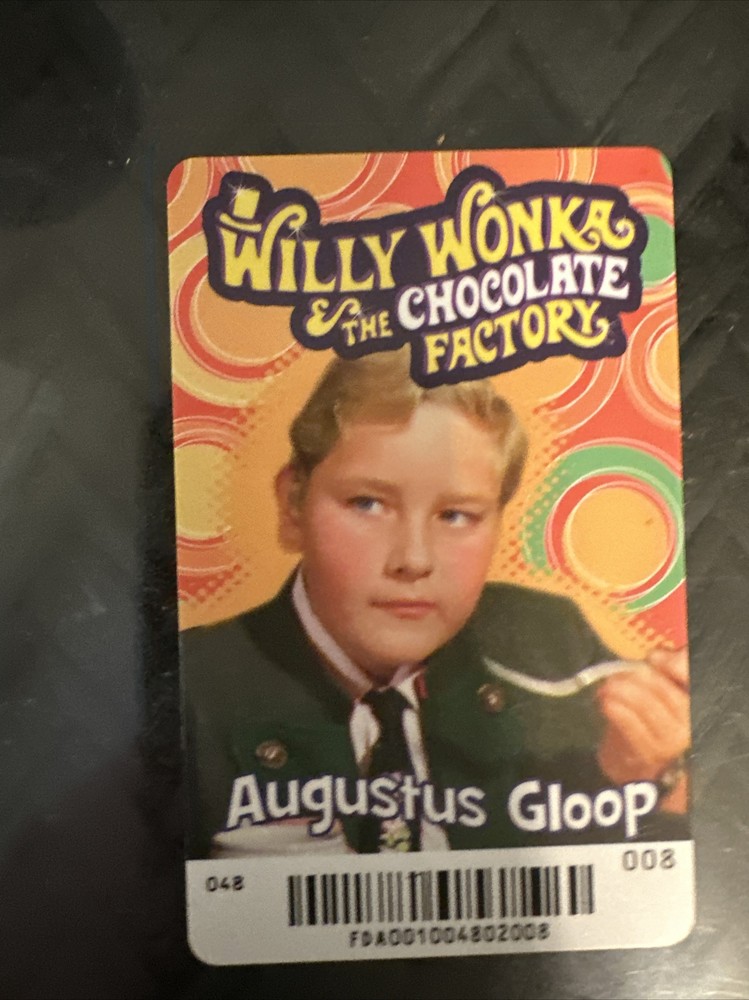 Willy Wonka Set With Golden Ticket