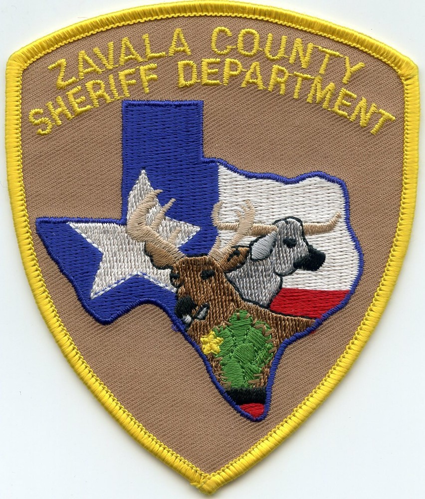 ZAVALA COUNTY TEXAS TX SHERIFF POLICE PATCH