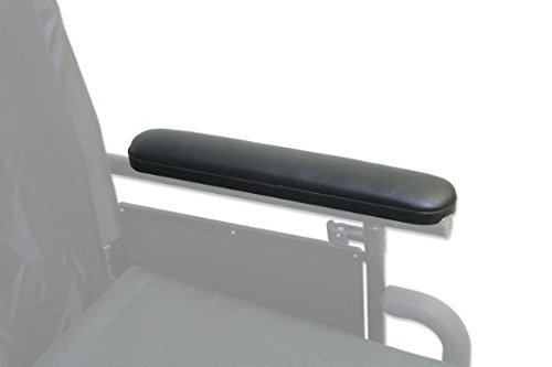 Full Length Padded Armrest Black 14" Long (1)