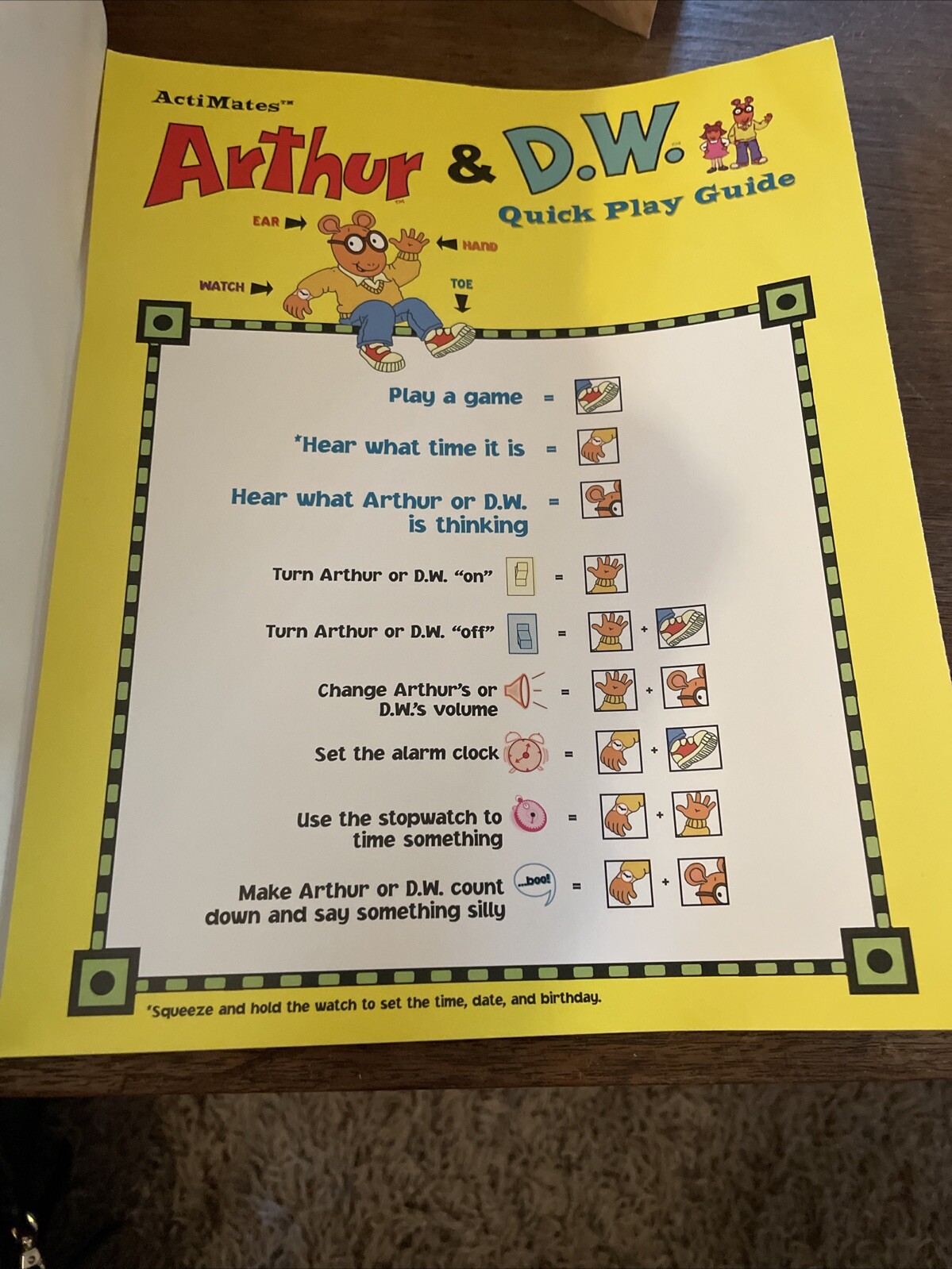 1998 Microsoft Actimates ARTHUR Interactive Talking Plush Toy 22”, Tested