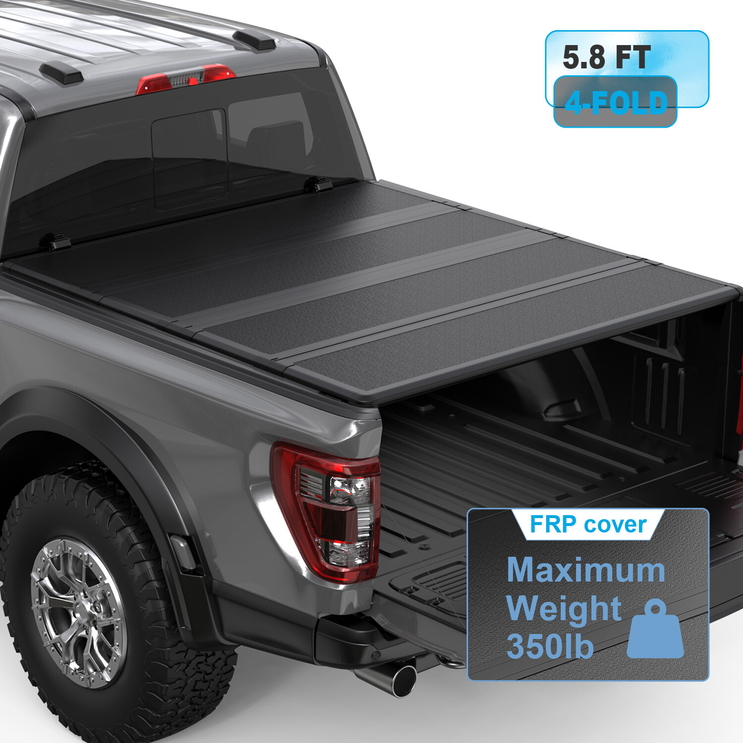 New 5.7/5.8FT Tonneau Cover Bed For 2009-2026 Dodge Ram 1500 2500 3500 On-Top