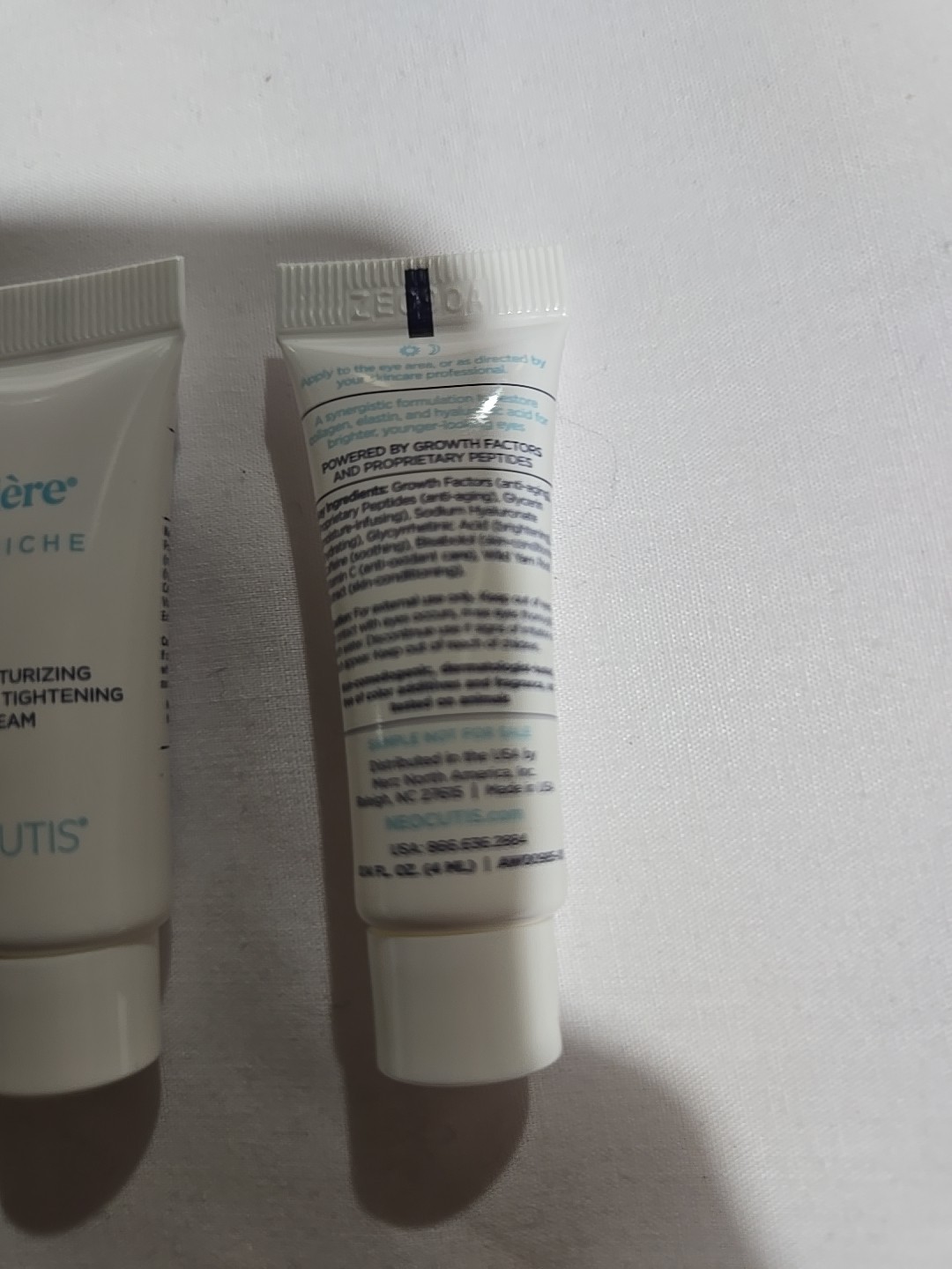 Neocutis Lumiere Firm Riche Illuminating Tightening Eye Cream. TRAVEL PACK OF 5