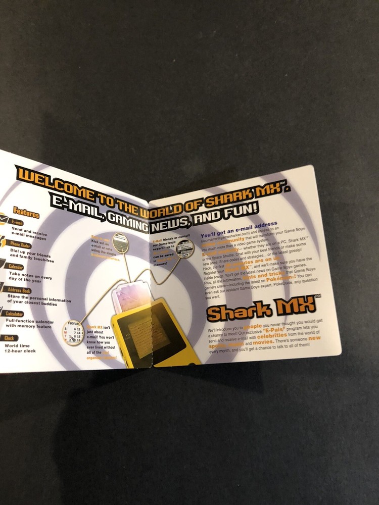 shark mix email for gameboy Insert
