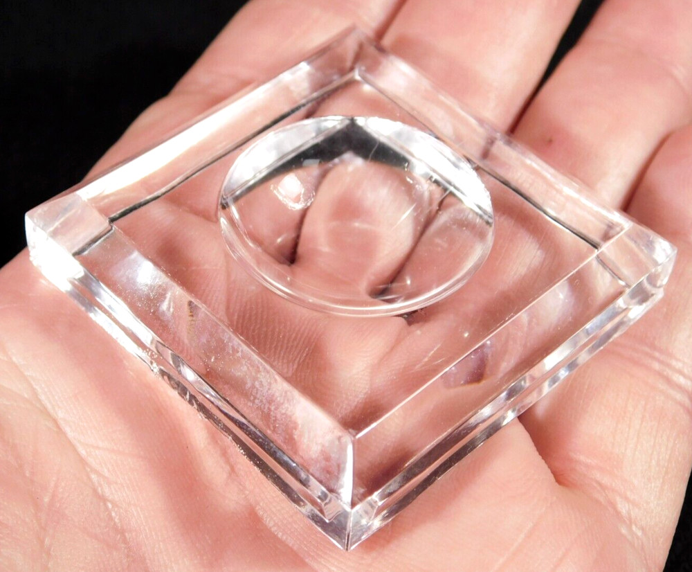 Egg Ball Sphere Display Stand Clear Lucite Medium Size