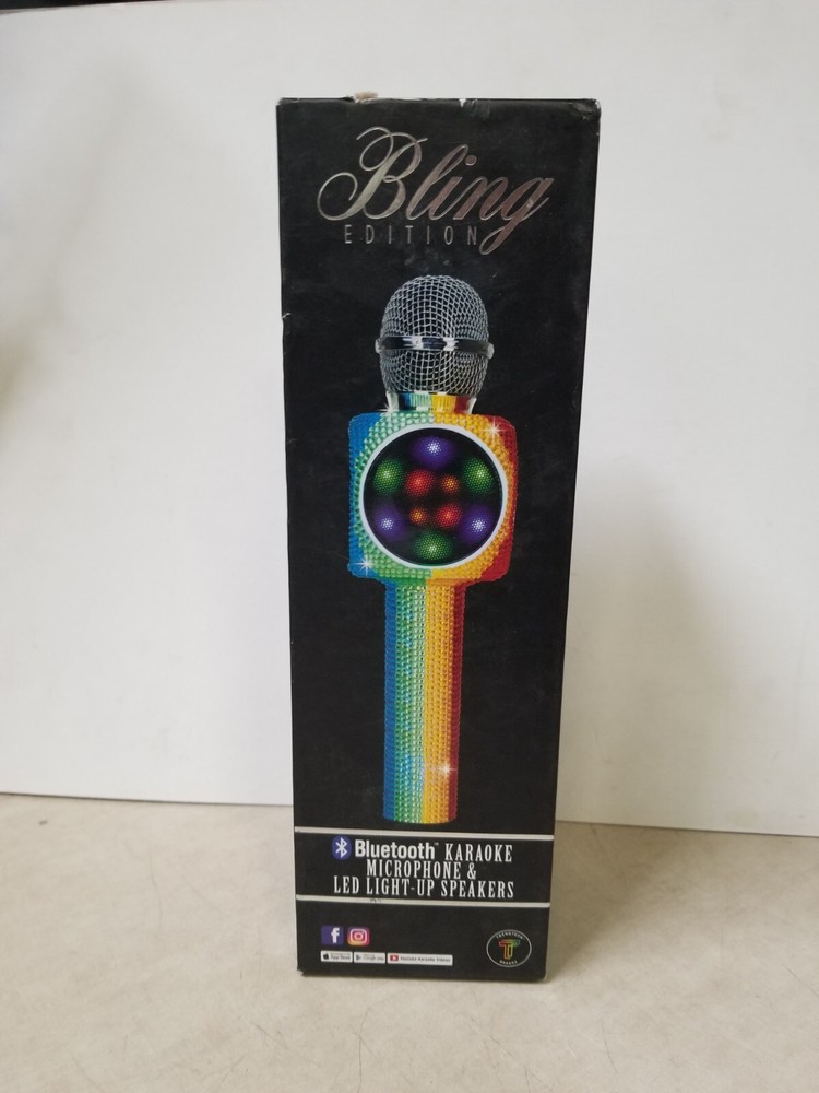 Sing-A-long Rainbow Bling Karaoke Bluetooth Microphone 10017703