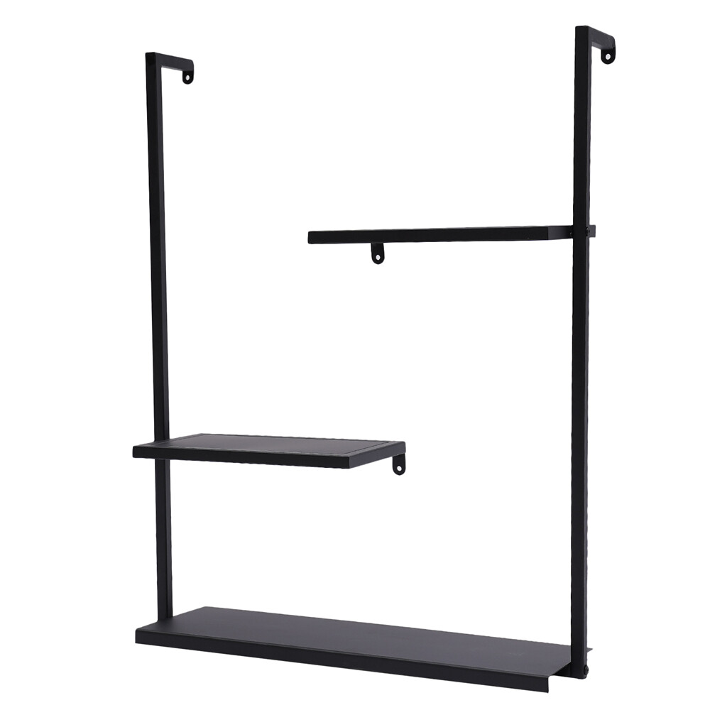3-Layer Wall Hanging Storage Rack - Elegant Shelf for Home Organization