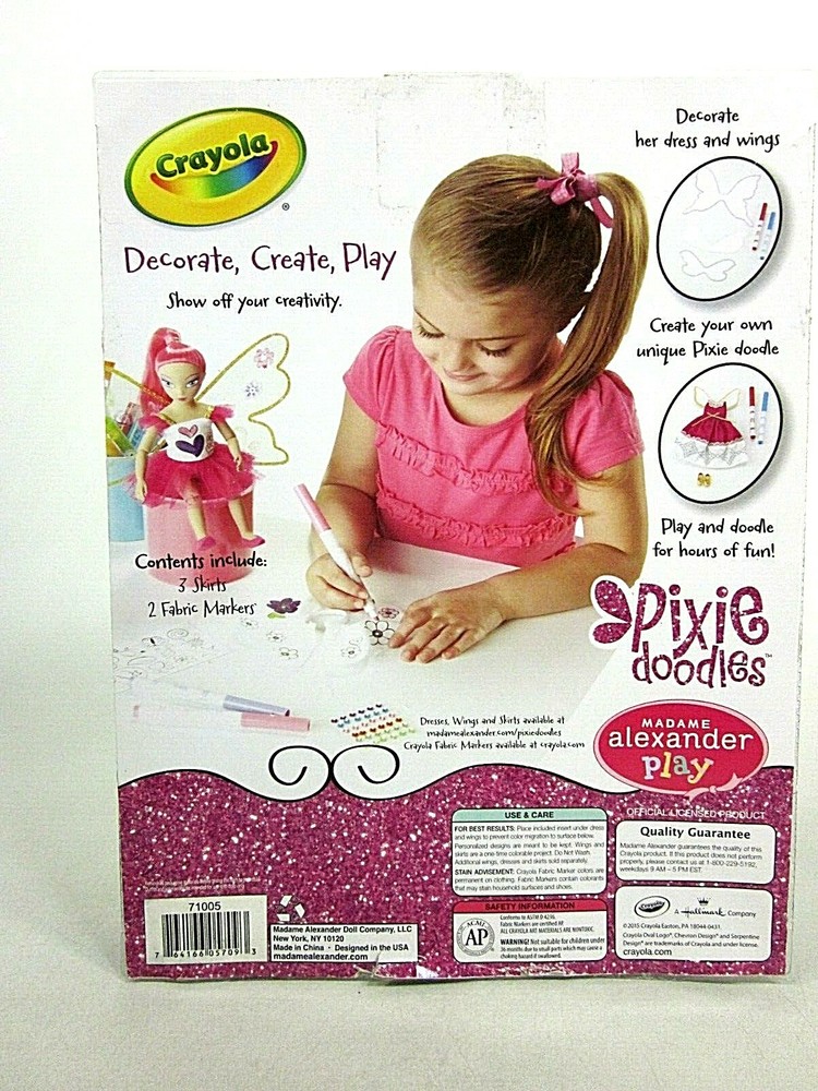 MADAME ALEXANDER PIXIE DOODLES STARTER SKIRT PACK PLAYSET NEW IN BOX