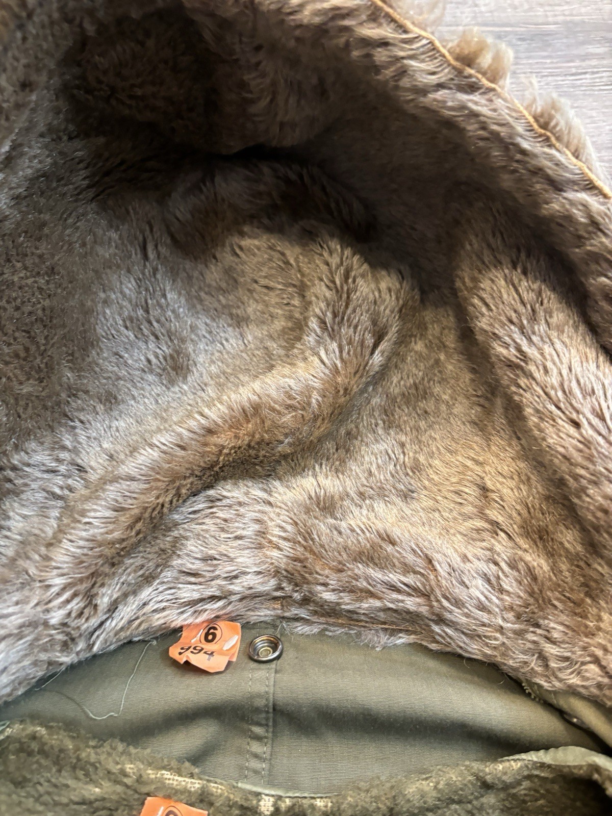 VTG M1947 US Military Parka Med W/ Liner Korean War Salty Army USMC