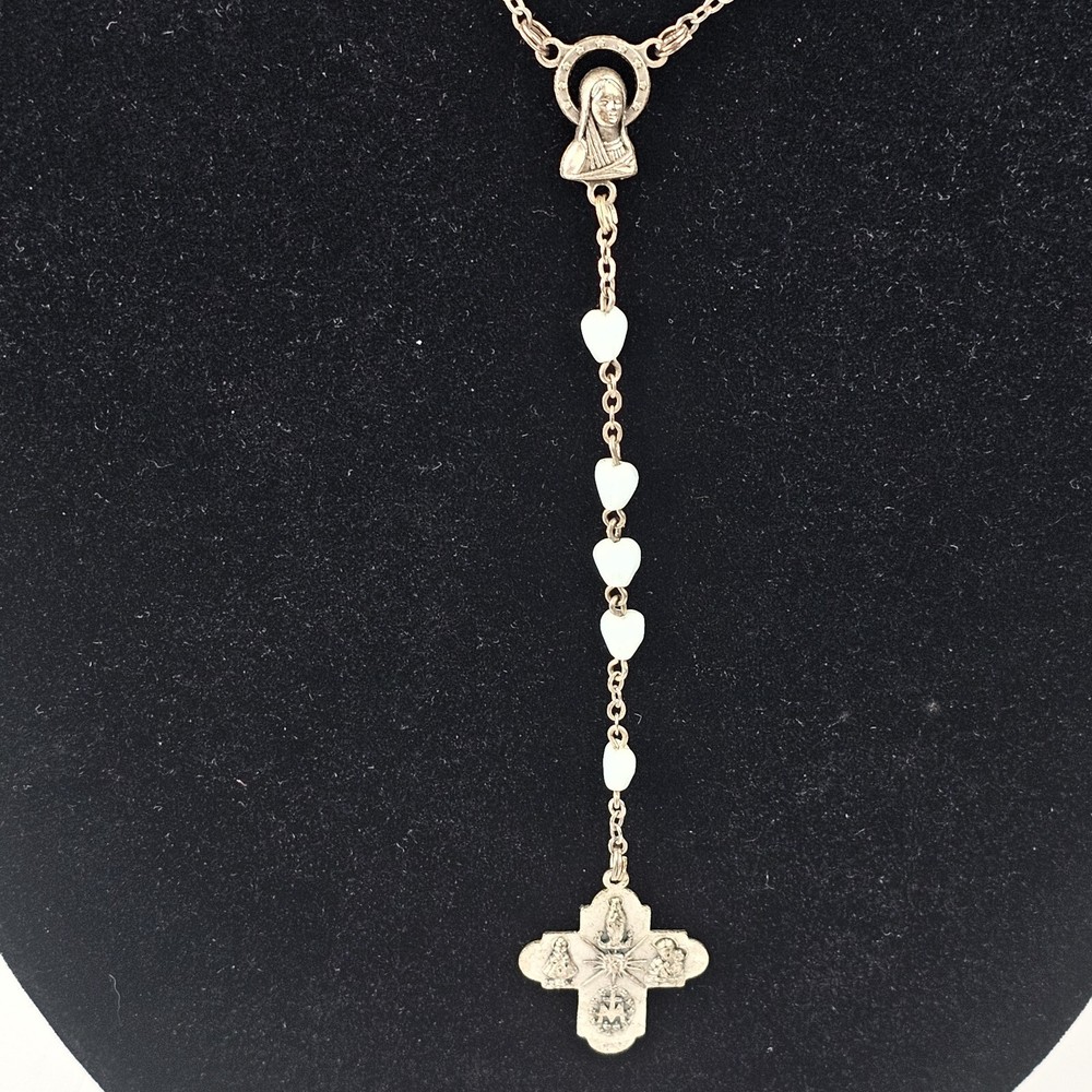 Blue Beaded Rosary Italy