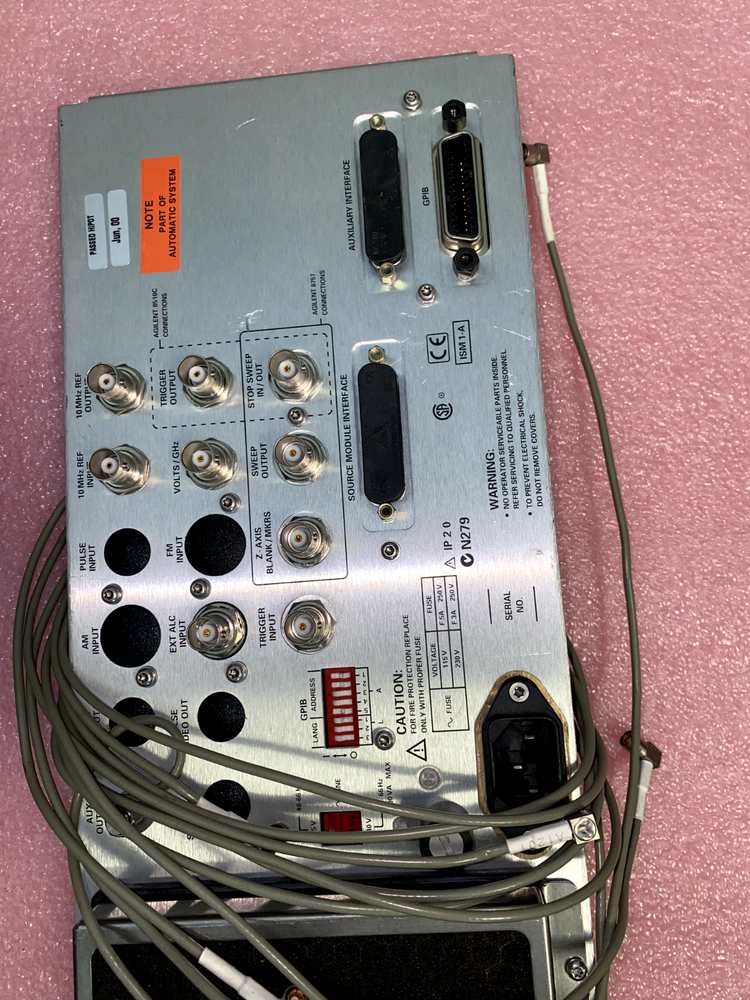 Agilent 8360 Series Generator Rear Panel *AS SHOWN* #3