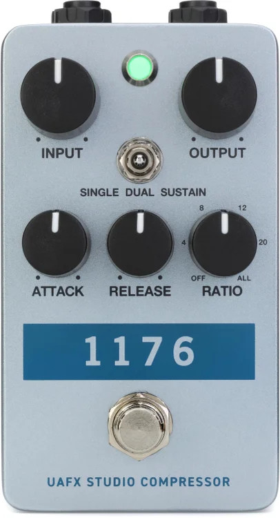 Universal Audio UAFX 1176 Studio Compressor Pedal