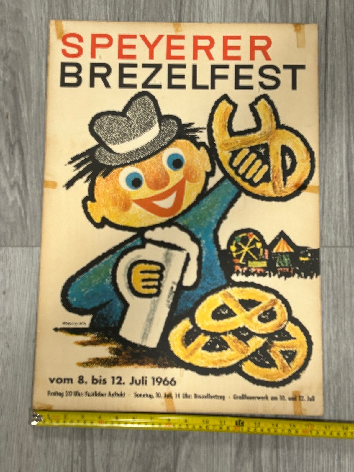 Speyer Pretzel Festival 1966- Pretzel Festival - Vintage Poster
