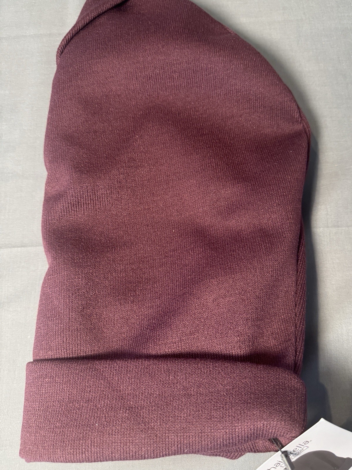 Hairbrella Satin Lined, Waterproof Infinity Rain Scarf - Mulberry/Wine