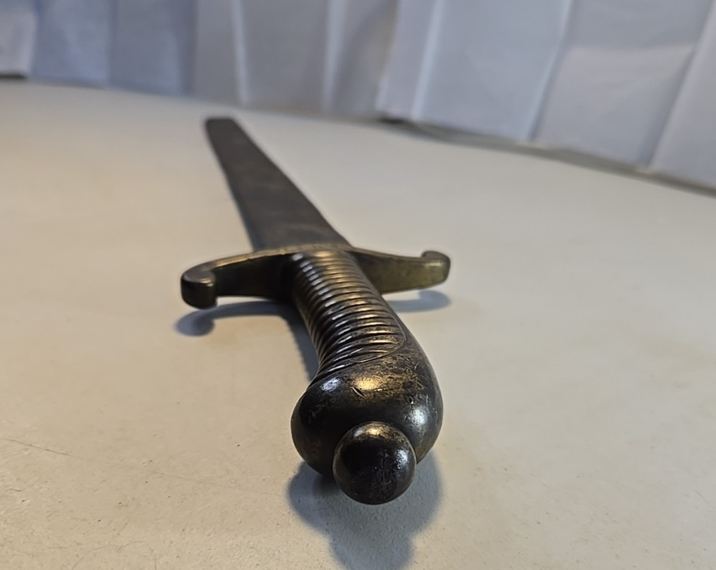 Model 1845 German Prussian Infantry Fusilier Falchion Hanger Short Sword Saber