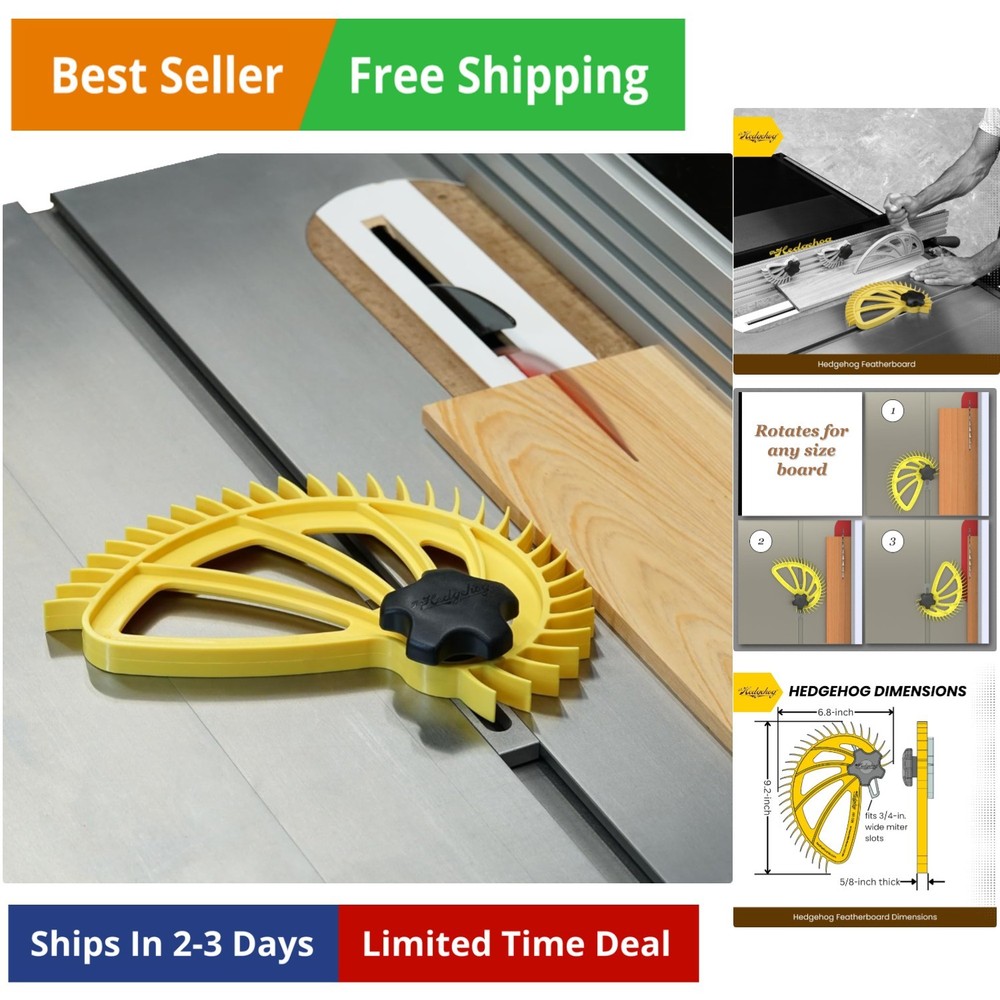 Featherboard for Table Saws for Quicker, Easier, and Safer Workflow | Improve...