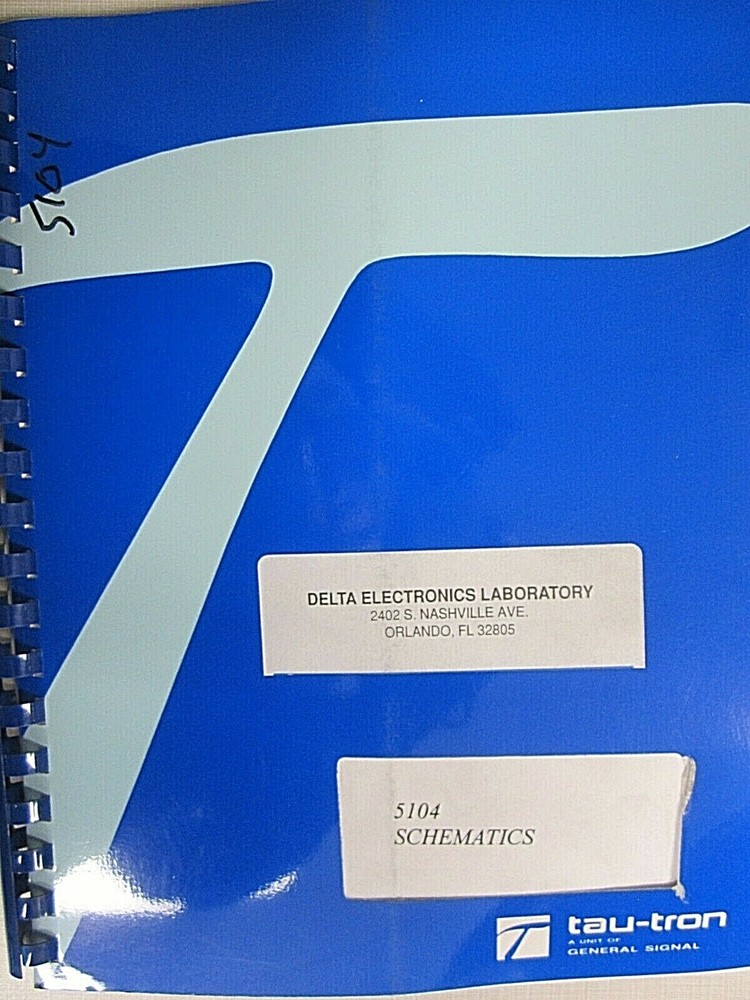 Tau-Tron 5104 Schematics