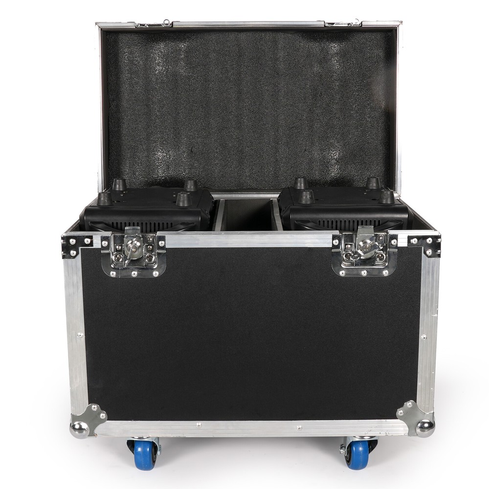 Flight Case For 2Pcs 285W Beam Moving Head Stage Light Hard Case with wheels