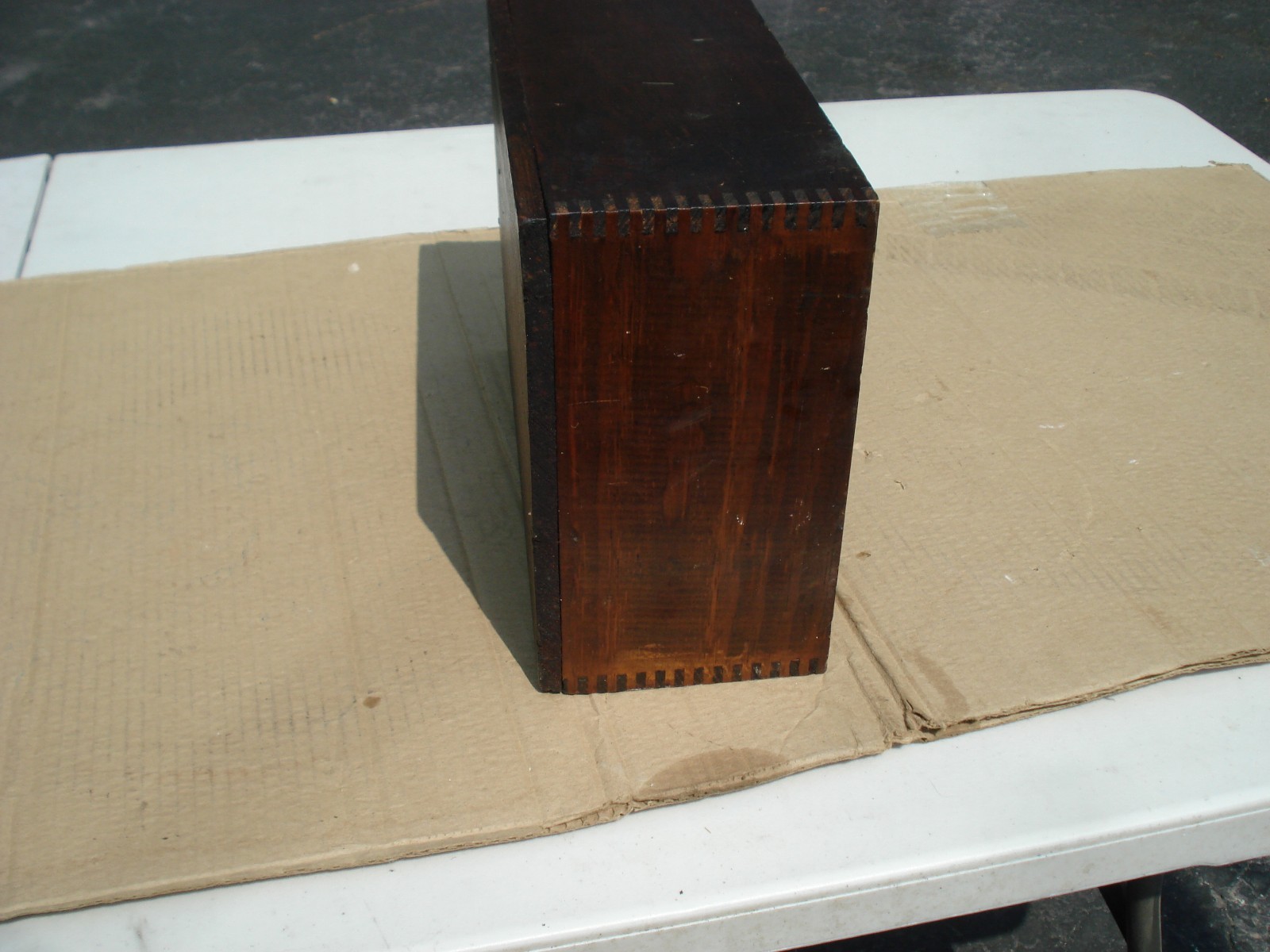 National HRO Tuning Coil Set Stowage Wood Box Storage Case, Used