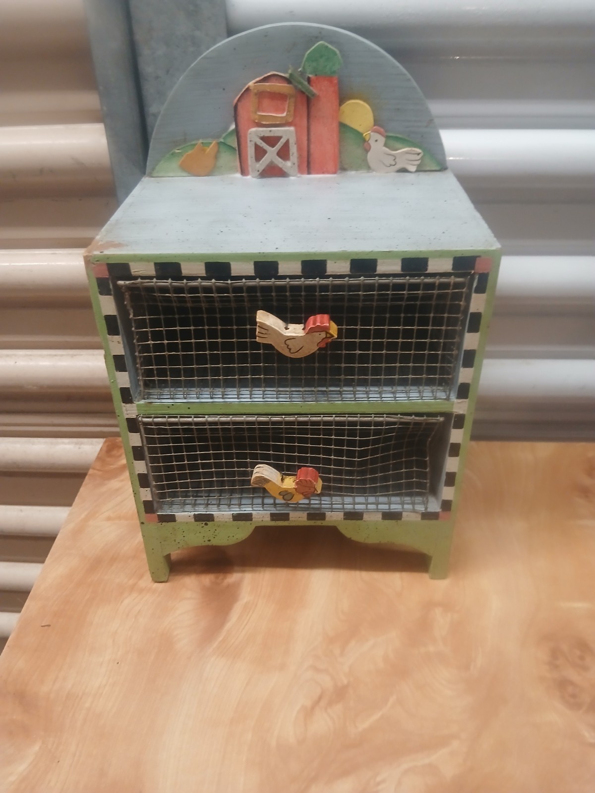 Chicken Coop/Hen House Egg Storage 8"×7"×5" Rustic Decor