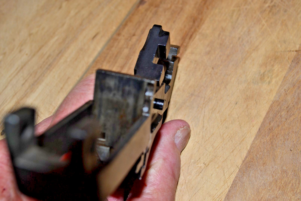 NATIONAL POSTOL METER TYPE "6" TRIGGER HOUSING. COMPLETE. ALL PARTS FOR TYPE "6"