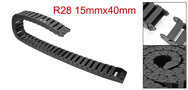 R28 39"x0.59"x1.57" Closed Type Cable Drag Chain Wire Carrier for CNC 3D Printer