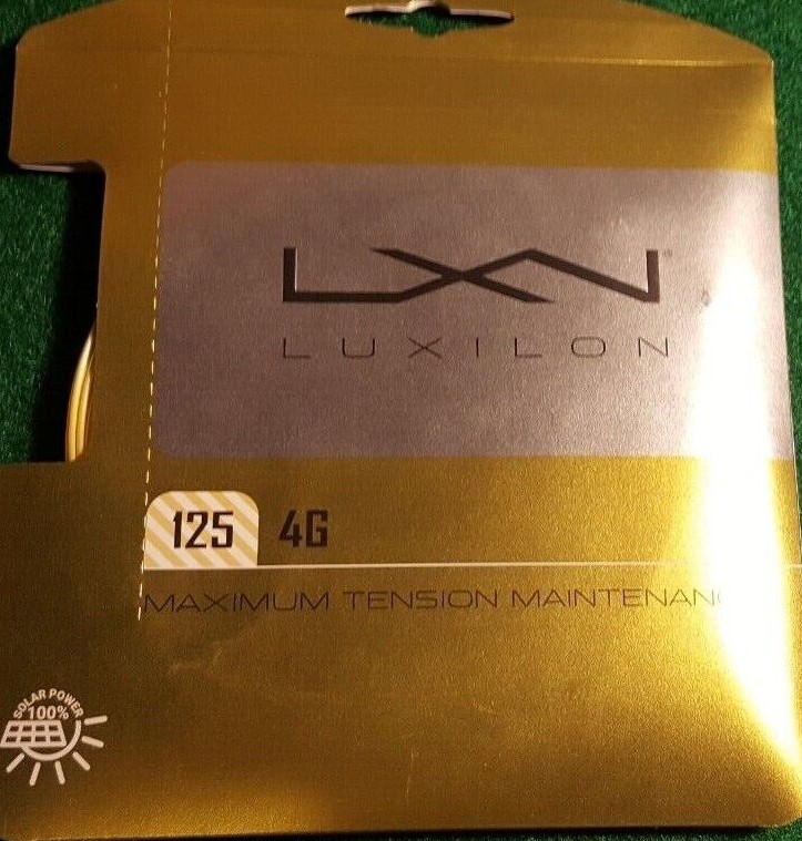 NEW LUXILON 4G TENNIS STRING!!!