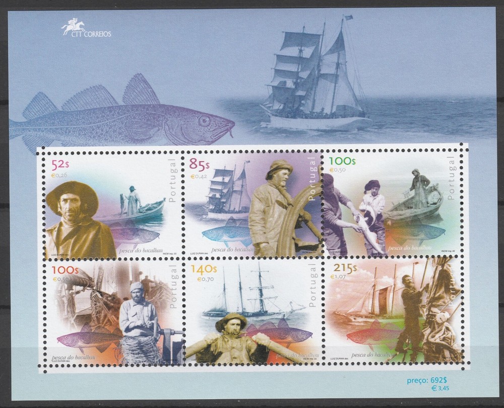 Portugal 2000 Fishermen MNH sheet