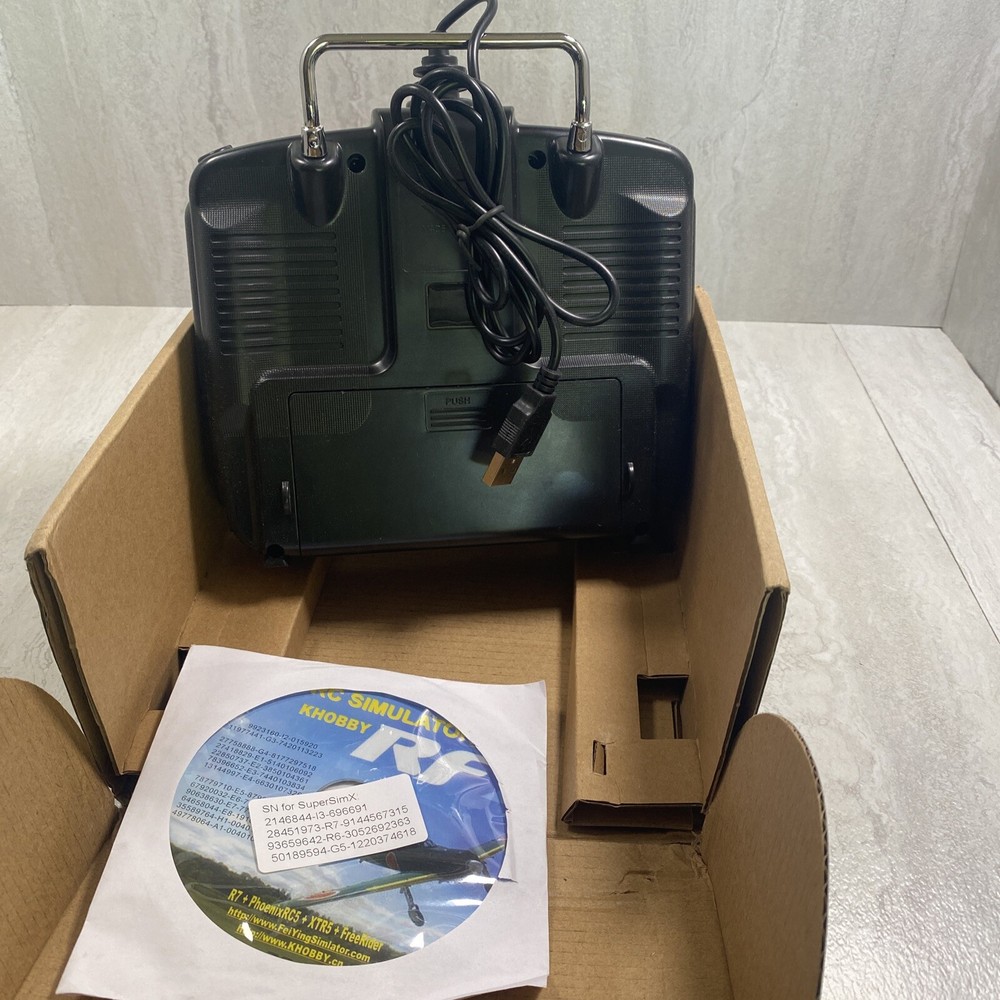 RC Emulator 6-channel 0904A Simulation Flight Training Equipment XTR Open Box
