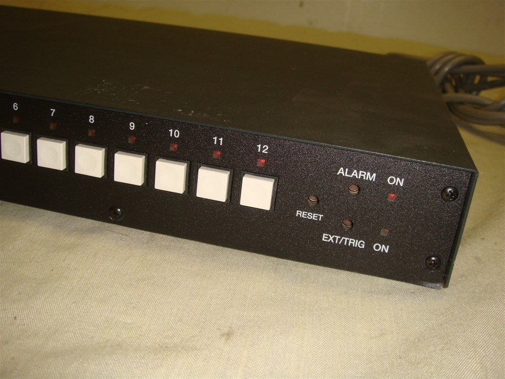 PELCO VA6112 12 CHANNEL/PORT SEQUENTIAL SWITCHER