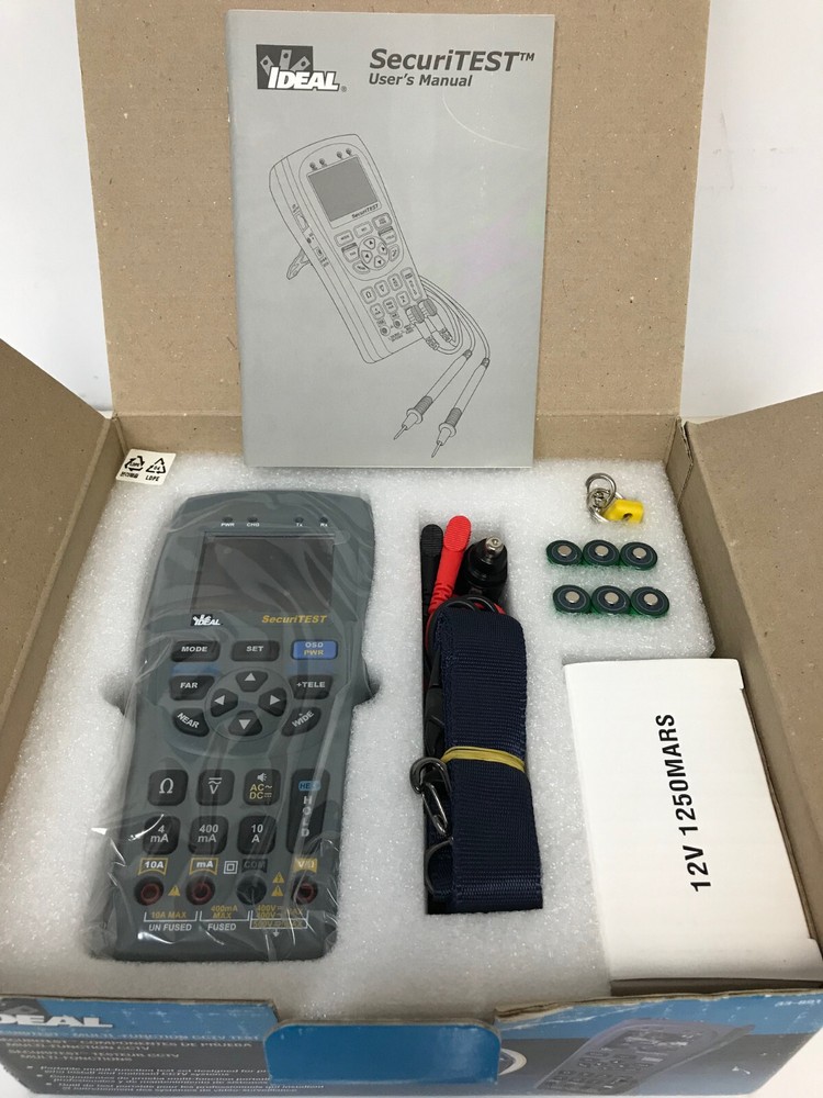 IDEAL 33-891 SECURITEST MULT-FUNCTION CCTV TEST SET NEW OPEN BOX